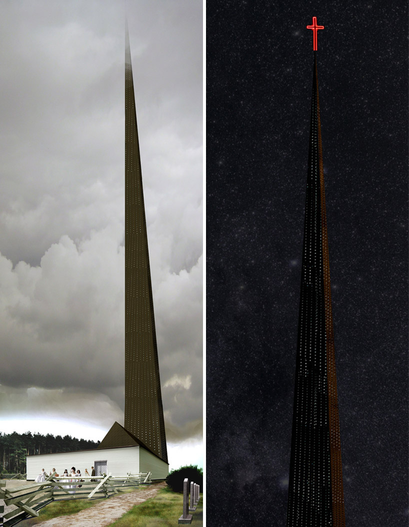 挪威尖塔教堂 visiondivision ARCHINA 项目
