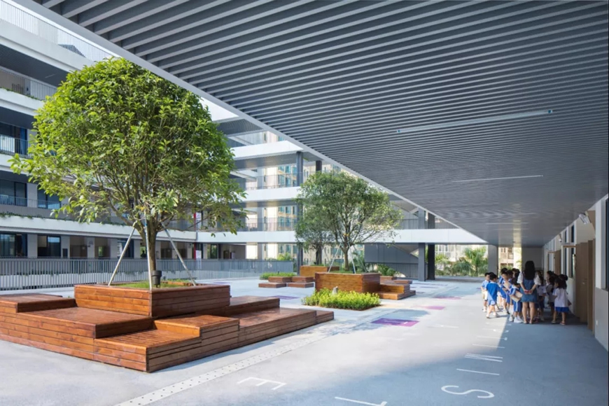 深圳海岸小学—校园景观设计 | 意景生态 - 景观网