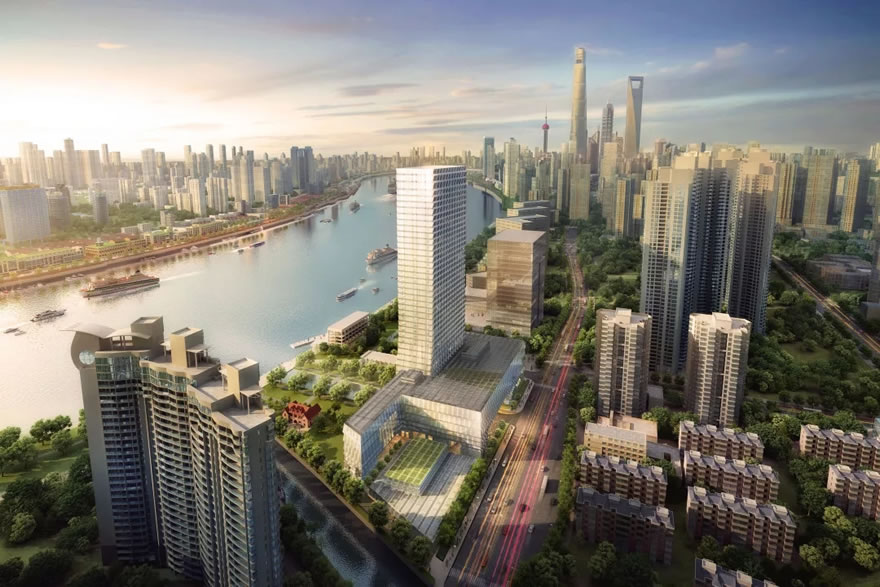 上海鲁能JW万豪侯爵酒店 | SOM设计事务所 - 景观网
