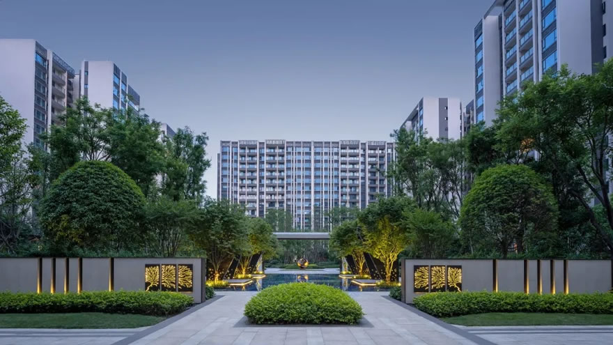 成都北京城建龙樾熙城二期景观设计 | 基准方中 - 景观网