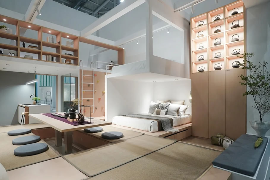 2020深圳国际精装住宅展×九度设计:40㎡可以生长的房子 - 景观网