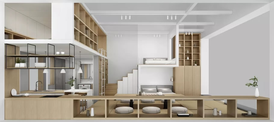 2020深圳国际精装住宅展×九度设计:40㎡可以生长的房子 - 景观网
