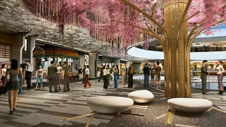 空间设计、业态布局颠覆想象？30.5万㎡深圳龙岗万达广场实力出圈！ - 景观网