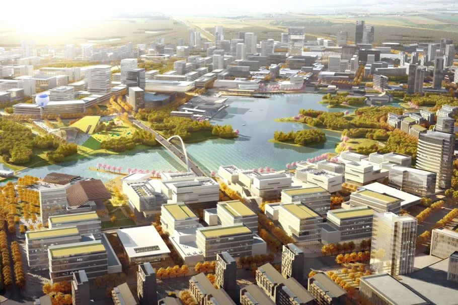 衢州市高铁新城城市设计 | AECOM - 景观网