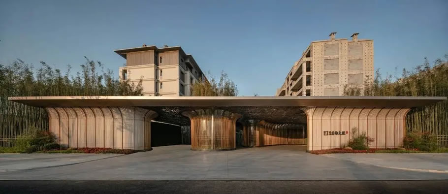 建业君邻大院竹苑丨竹下人家里,袅袅炊烟与君邻 - 景观网
