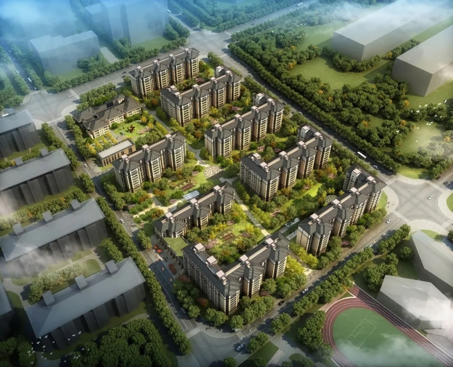 海淀区西北旺新村C2地块棚户区改造安置房 | THAD清华建筑设计院 - 景观网