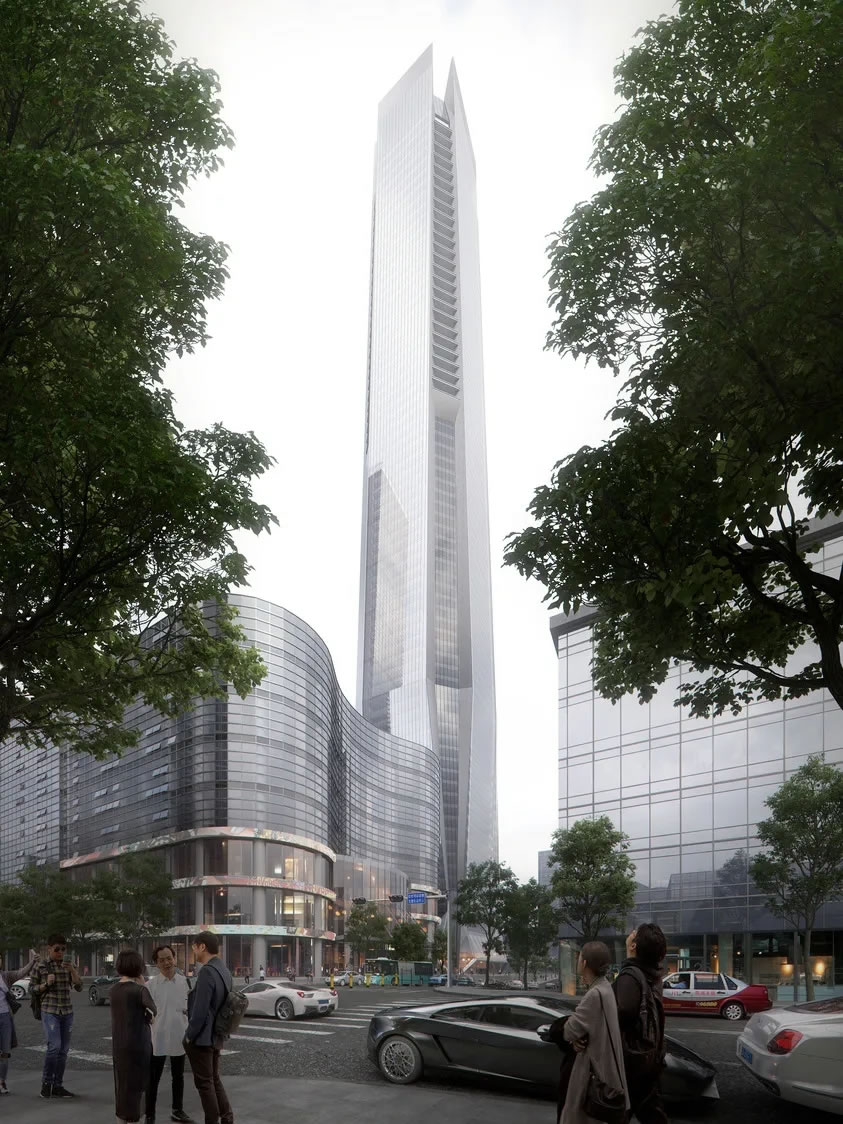 深圳城脉中心 | KPF建筑设计事务所 - 景观网