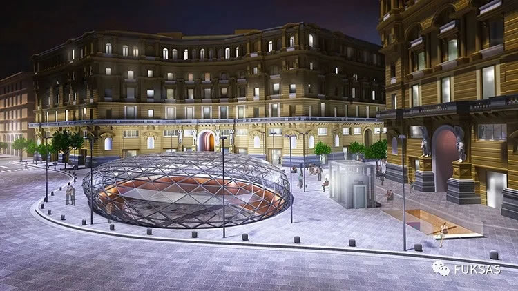 那不勒斯地铁“大教堂站” | FUKSAS - 景观网