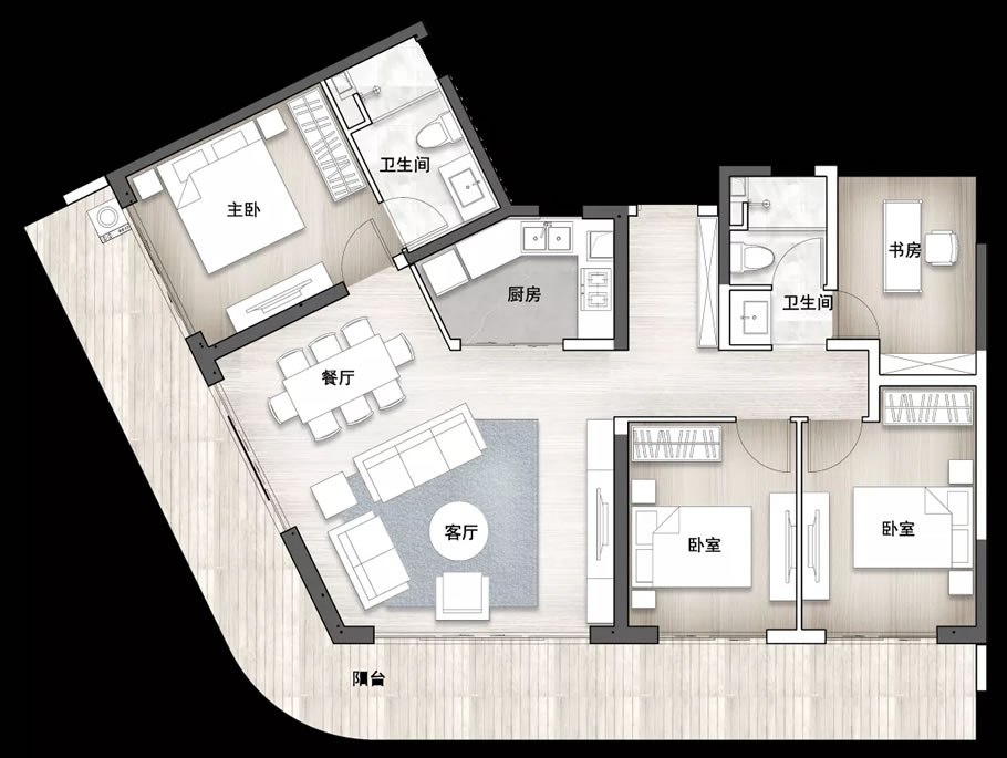 海口融创·观澜湖公园壹号三、四期 | AAI国际建筑 - 景观网