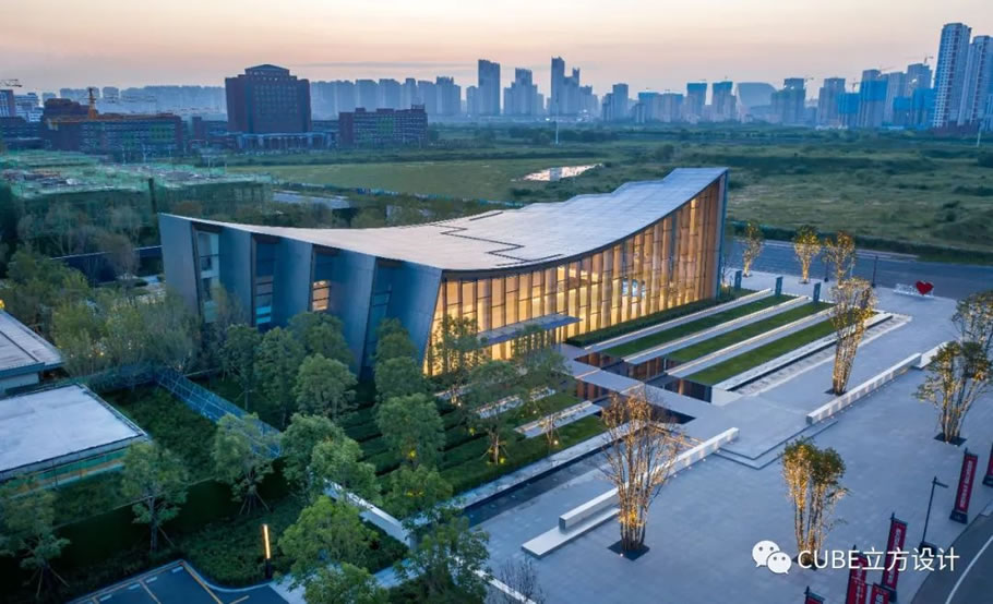 哈尔滨华夏幸福深哈中心展示中心 | CUBE立方设计 - 景观网
