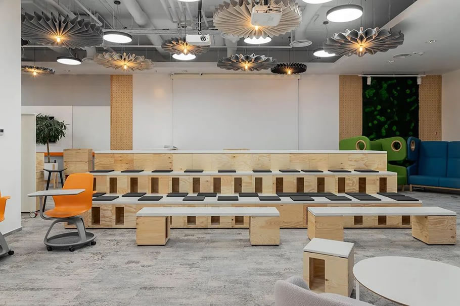 幸福感爆棚的荷兰ING罗马尼亚银行总部办公设计 | Ama Design - 景观网
