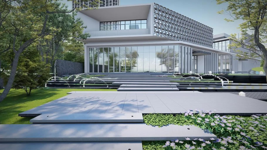 福建漳州国贸智谷景观示范区 | 山水比德 - 景观网