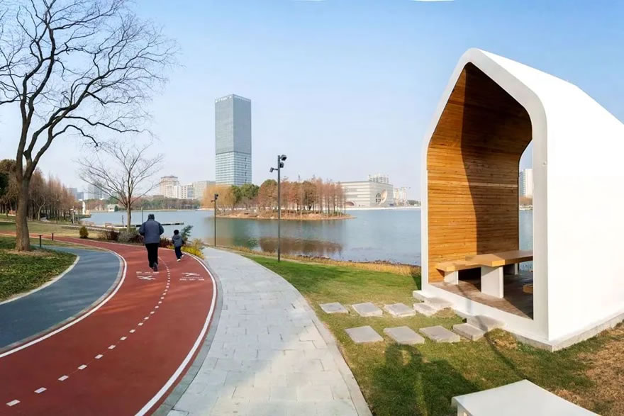 嘉定新城远香湖会客厅整体品质提升项目 | 上海现代建筑装饰环境设计研究院 - 景观网
