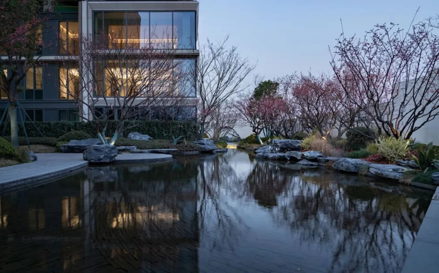 郑州建业北龙湖君邻大院·梅苑 | 山水比德 - 景观网