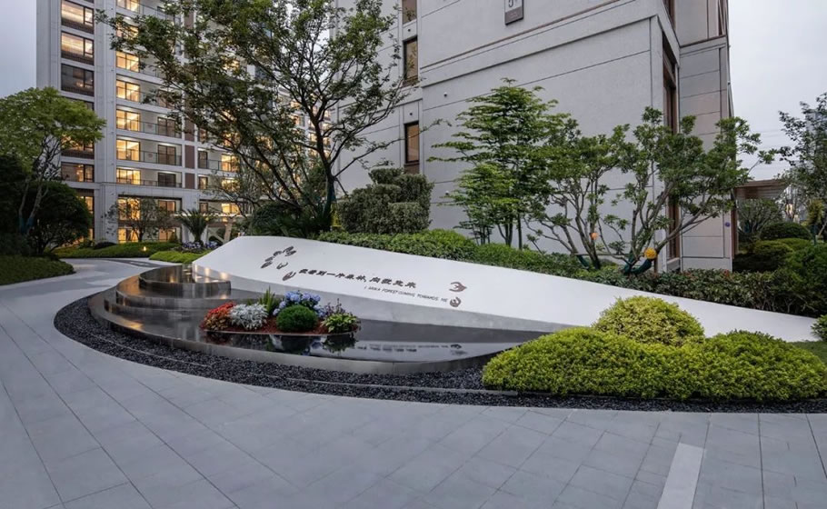 杭州金地·大运桥西府 | 伍道国际 - 景观网