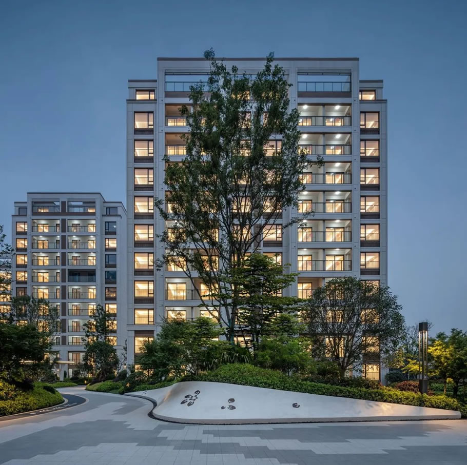 杭州金地·大运桥西府 | 伍道国际 - 景观网