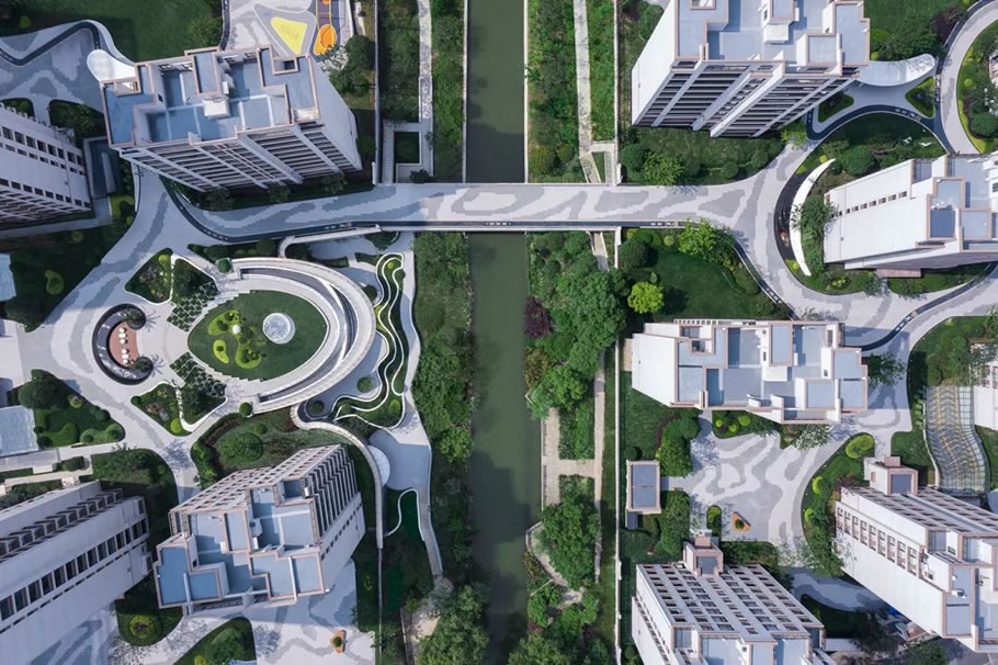 杭州金地·大运桥西府 | 伍道国际 - 景观网