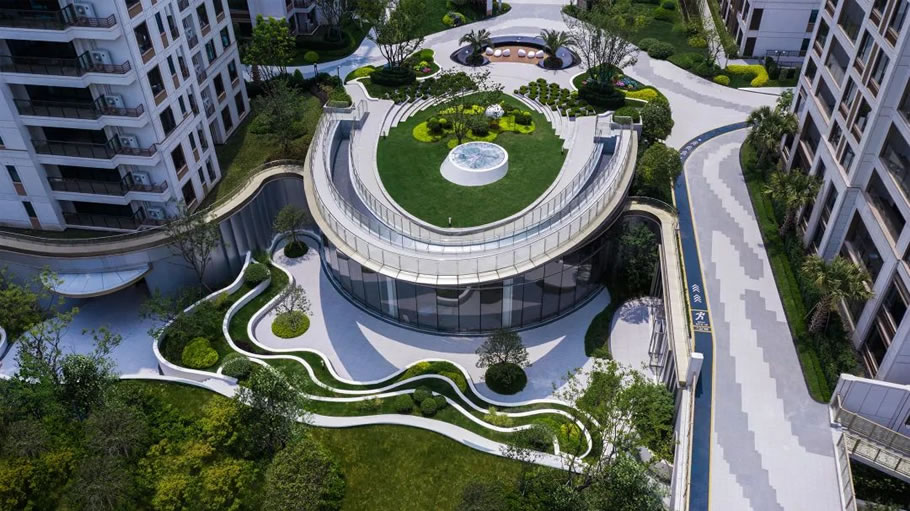 杭州金地·大运桥西府 | 伍道国际 - 景观网