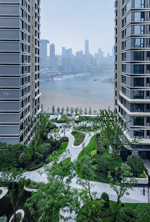 重庆长嘉汇·两江峯 | 山水比德 - 景观网