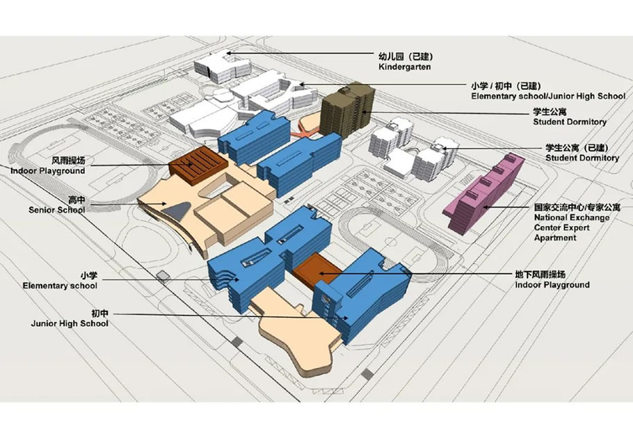 昆山加拿大国际学校 | BHArchitects - 景观网