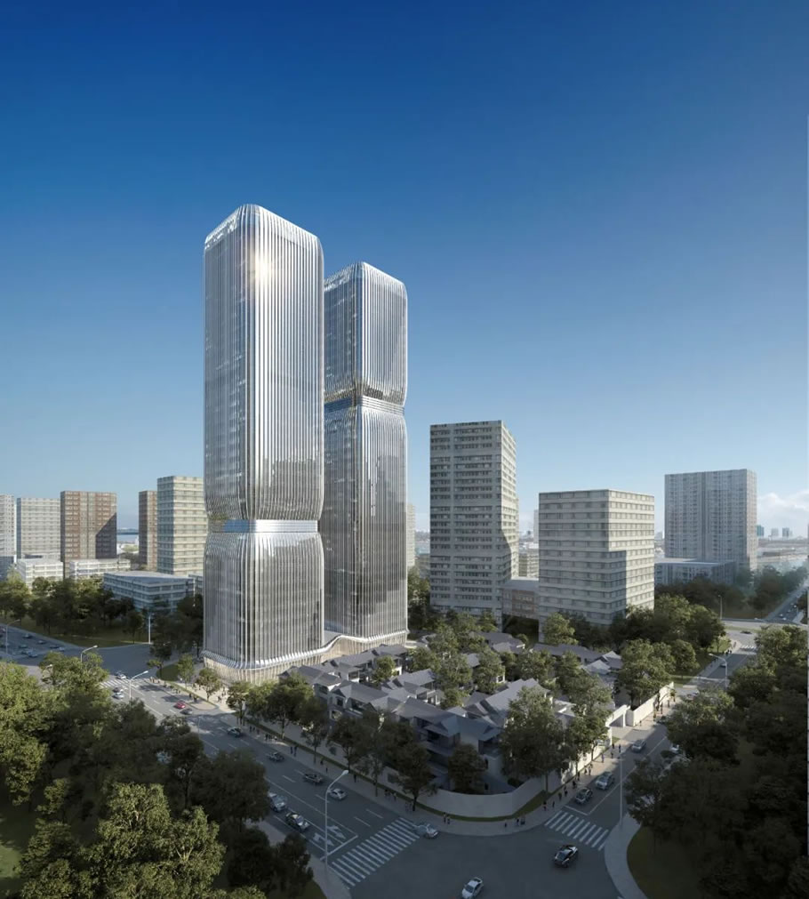 杭州港丽钱江世纪城 | Aedas - 景观网