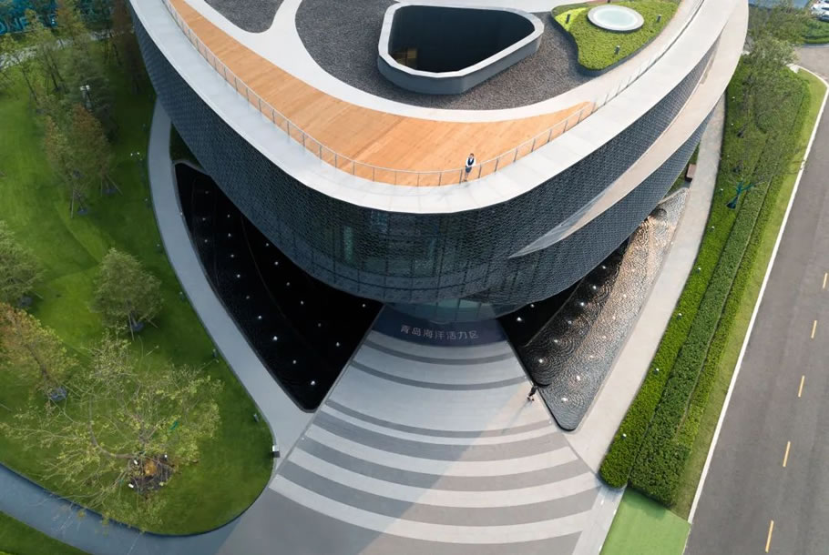融创青岛海洋活力区·未来展示中心 | ASPECT Studios - 景观网
