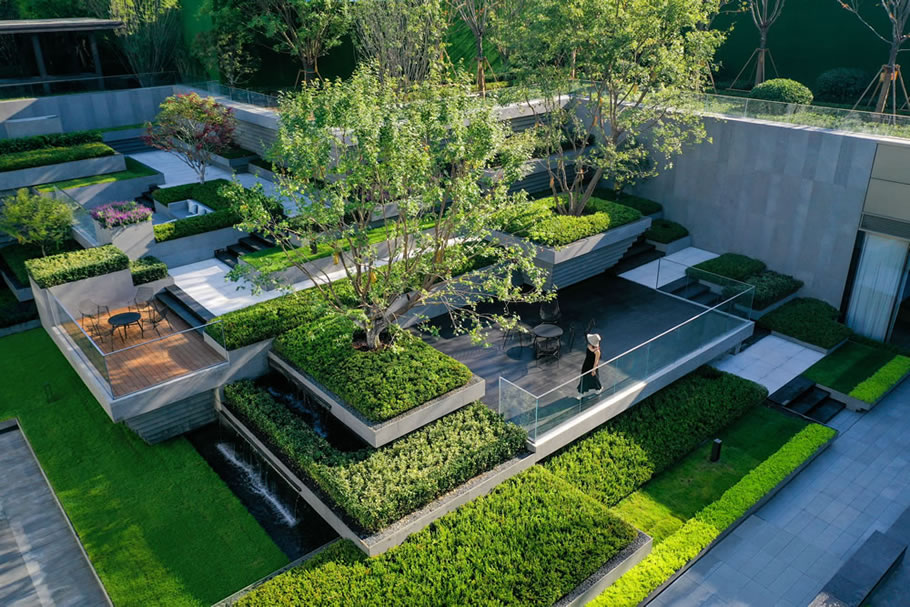 大连华润瑞府展示区景观设计 | AECOM北京 - 景观网