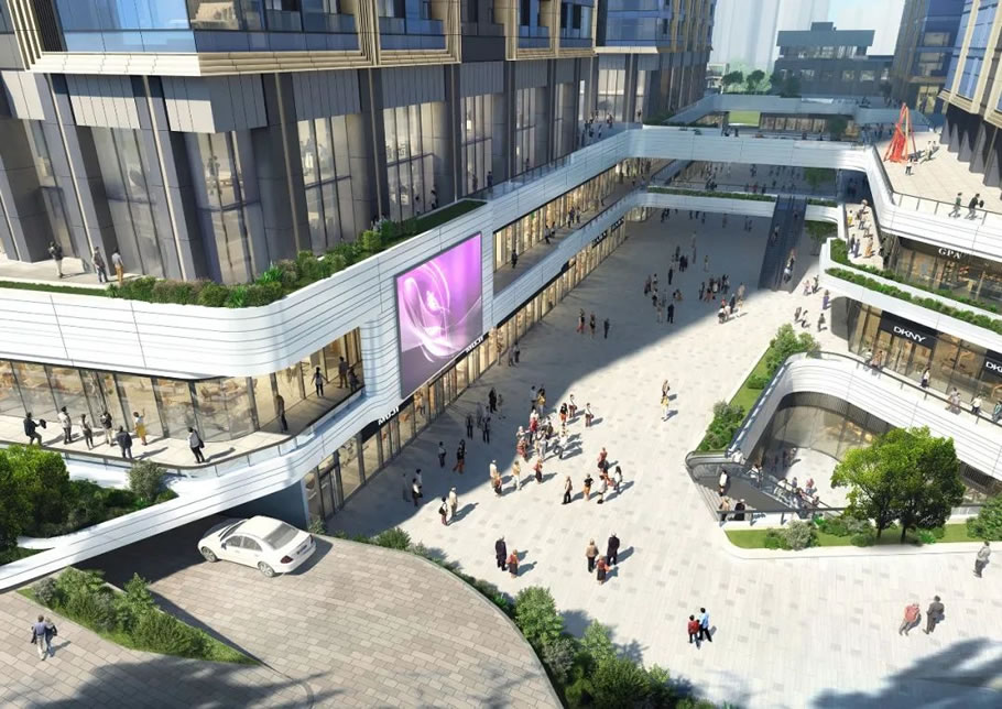 深圳恒裕柏悦湾商务中心 Farrells法雷尔 景观网 