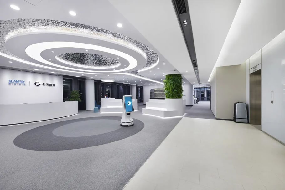 上海思岚科技办公兼展厅设计装修 | HTD赫韬办公空间设计 - 景观网