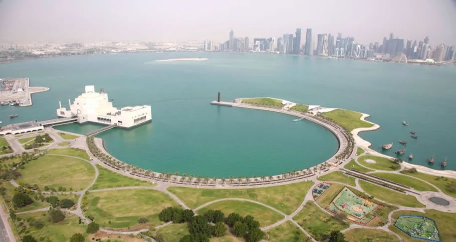 多哈伊斯兰艺术博物馆公园 | 贝氏建筑事务所 - 景观网