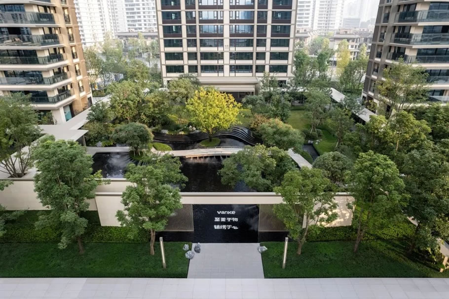 成都·万科天府锦绣项目三期景观工程 | 普邦股份 - Press 地产通讯社