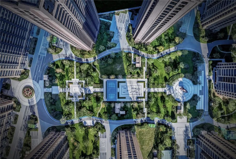 青岛银丰·玖玺城·首府景观 | 北洋设计 - Press 地产通讯社