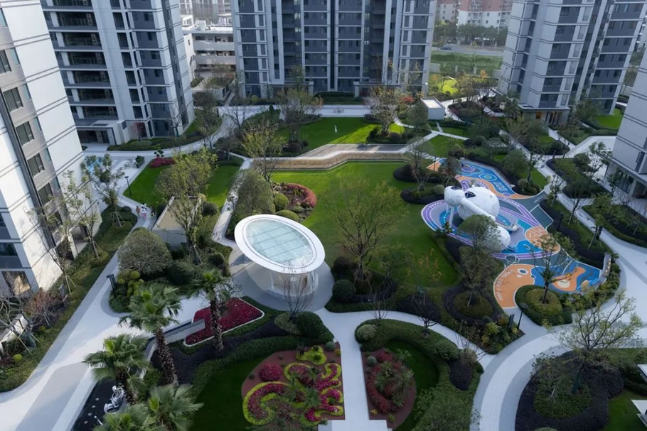 义乌金地建投·翠湖湾 | 伍道国际 - 景观网