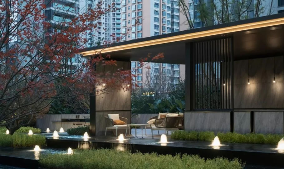 昆明华润置地润府一期实景展示区 | DDON笛东 - 景观网