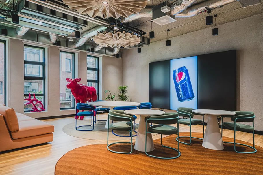 Pepsico百事华沙总部办公设计 | MIXD - 景观网