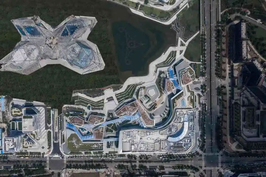 珠海金湾华发商都中心园林景观工程 | 普邦股份 - 景观网