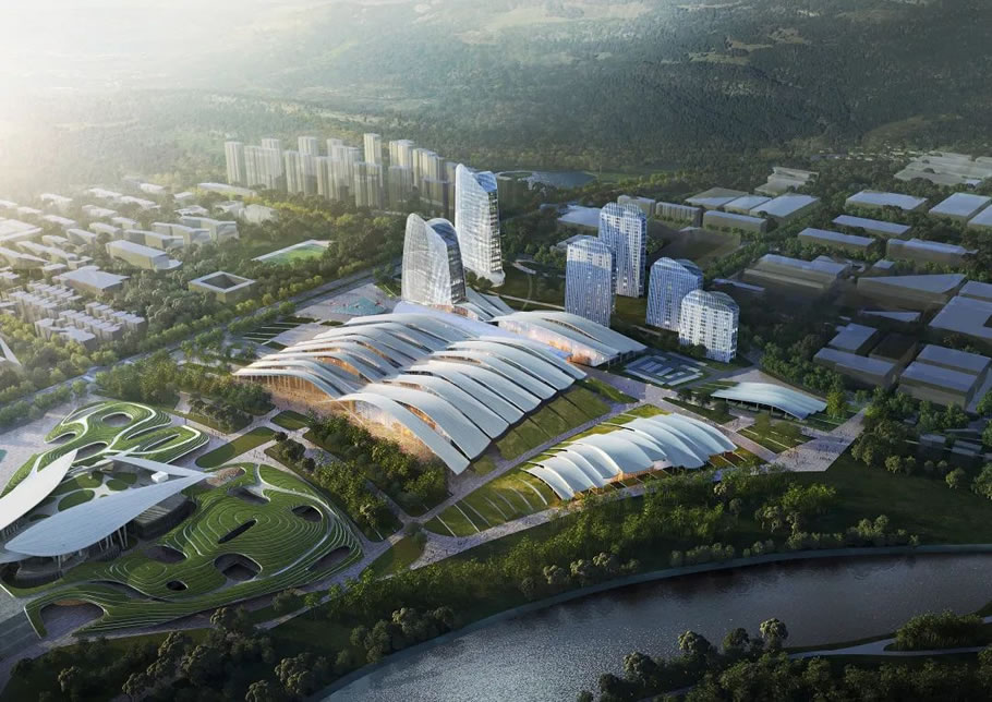 安吉国际会展中心 | 启迪设计集团 - 景观网