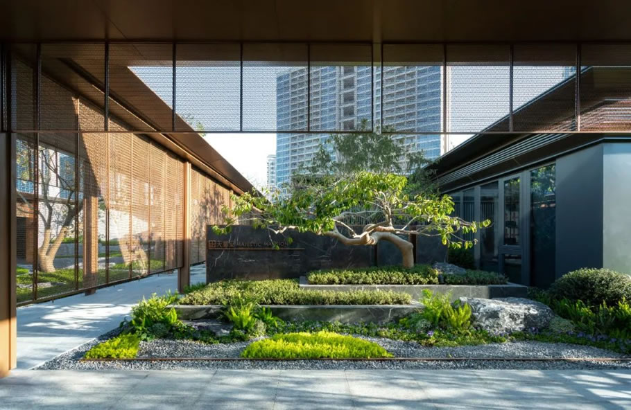 温州保利招商城发·天樾玺二期展示区 | 朗道国际设计 - 景观网