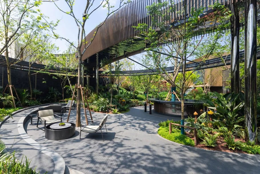 重庆·越秀&渝开发 渝悦江宸项目示范区景观工程 | 普邦股份 - 景观网