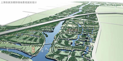 上海张家浜楔形绿地景观规划