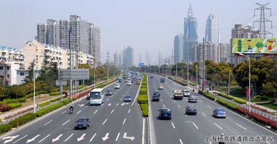 上海杨高路道路改造景观