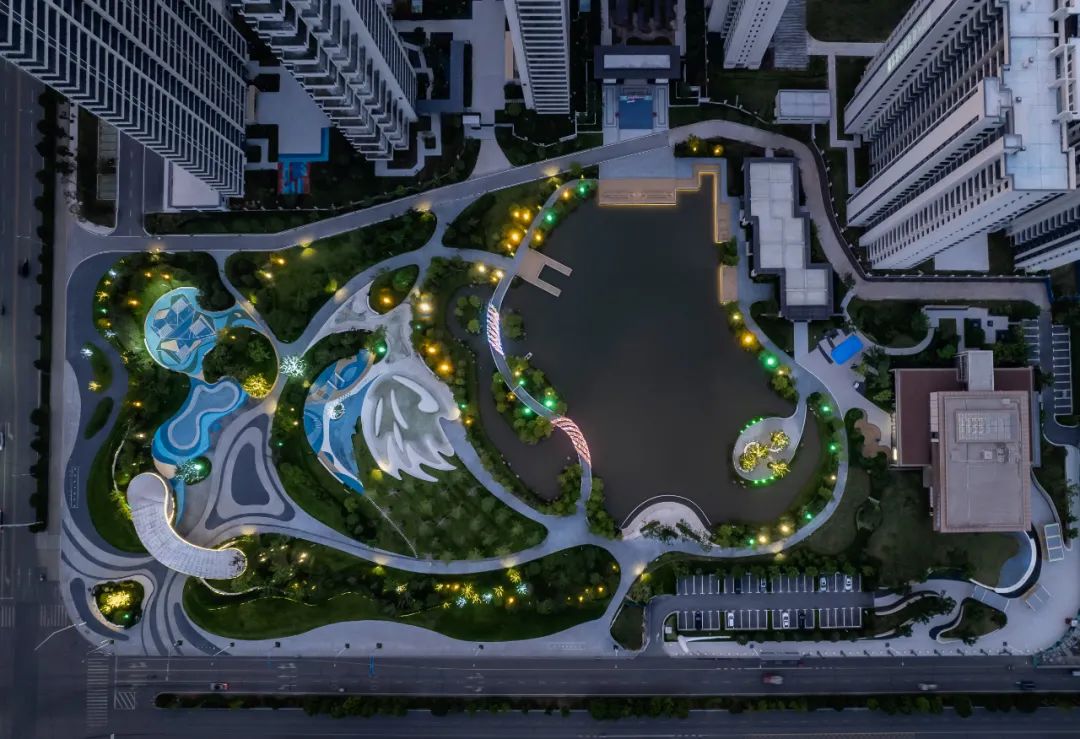 湖北监利忆美当代城公园 | 山水比德 ARCHINA 项目