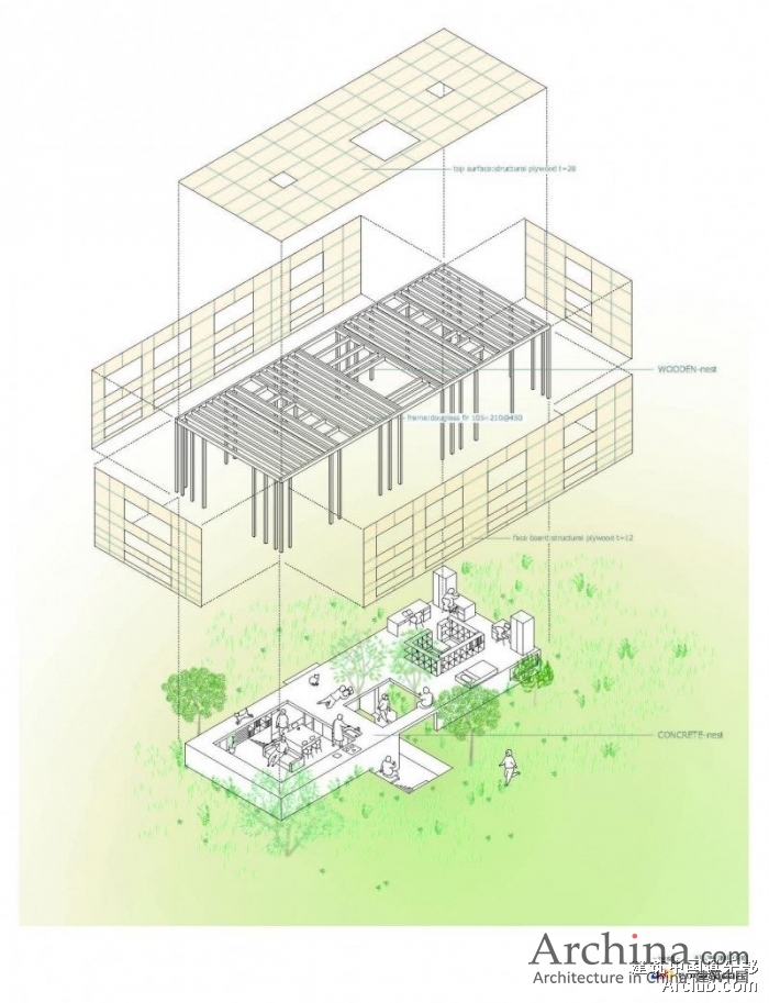 日本现代木结构“巢Nest”住宅