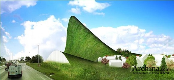 MVRDV赢得法国凯恩工业用地改造设计竞赛 -